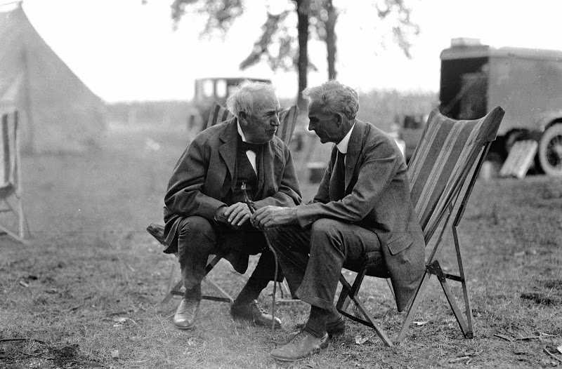 1923 Thomas Edison And Henry Ford Camping Trip