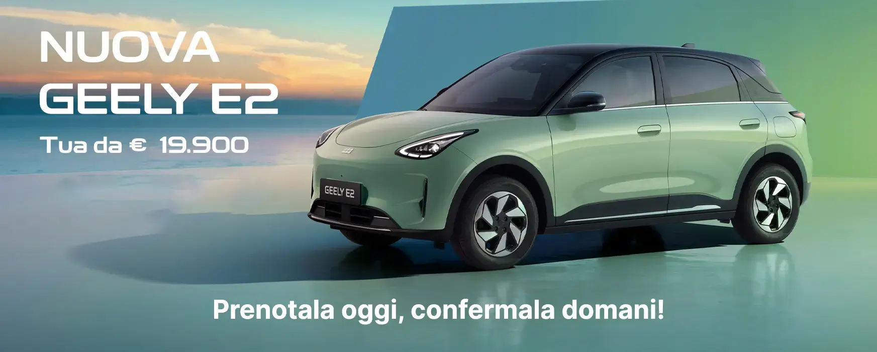 Ambrostore Promo Geely E2 Preorder Anteprima Milano Concessionaria Prelancio