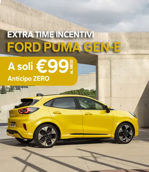 PAGINA PROMO AMBROSTORE SITO FORD PUMA GEN E INCENTIVI RATA