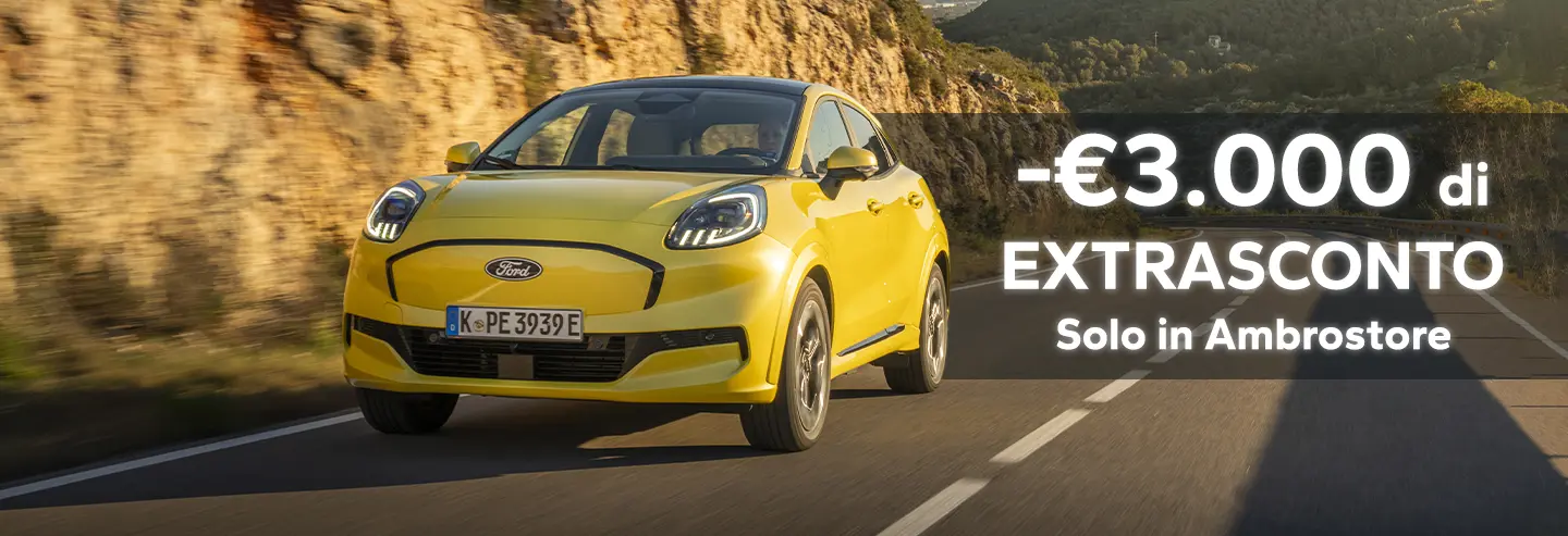 Promozione Ford Puma Gen E Ambrostore