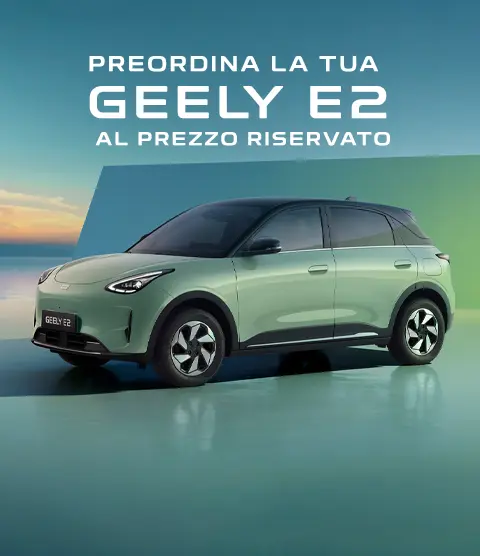 Ambrostore Promo Geely E2 Preorder Anteprima Milano Concessionaria Luglio Esterno