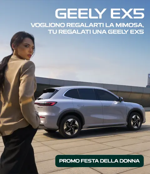 PROMO GEELY EX5 AMBROSTORE MILANO PROMO FESTA DELLA DONNA MOBILE