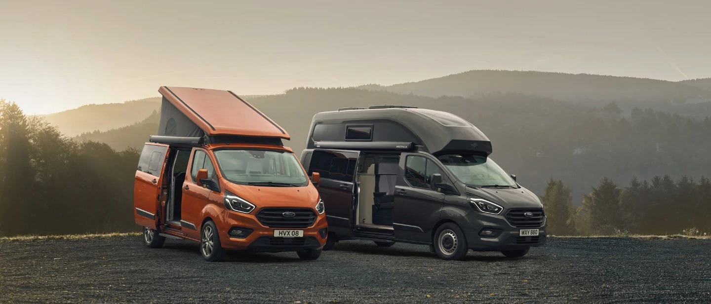 Ford Transit Custom Nugget Milano slide