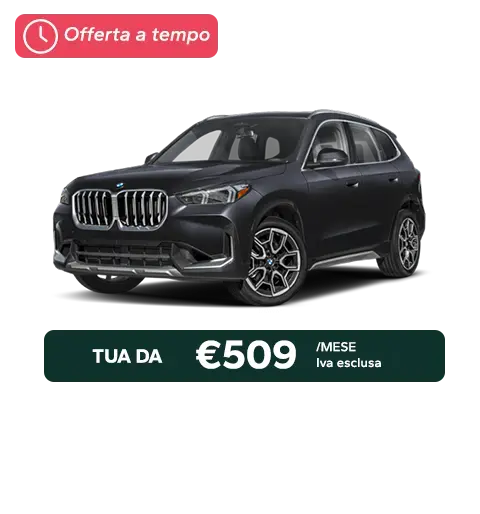 BMW X1 NOLEGGIO LUNGO TERMINE MILANO AMBRORENT ESTERNO