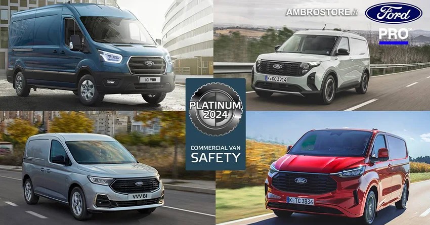 Premio Ford Pro Livello Di Sicurezza Euro Ncap 2024 Gamma Ford Transit