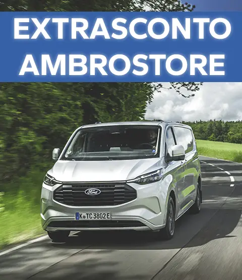 Ford Transit Custom Ambrostore Promozione EXTRASCONTO