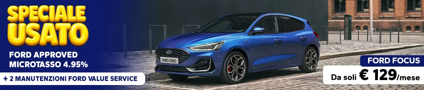 Ford Focus Ambrostore Promozione Usato 2026 Microtasso