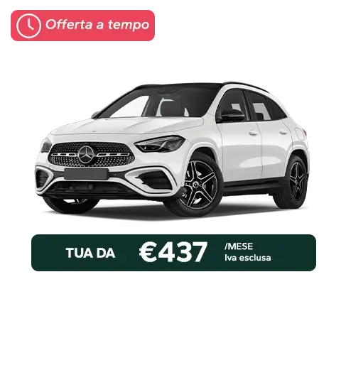 MERCEDES GLA NOLEGGIO LUNGO TERMINE MILANO AMBRORENT ESTERNO