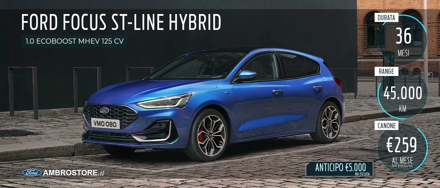 FORD FOCUS NOLEGGIO LUNGO TERMINE AMBROSTORE MAGGIO 2023