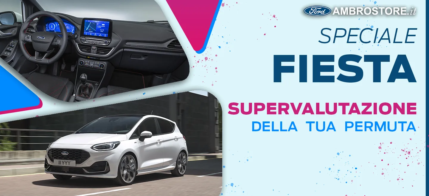 Ford Fiesta Promozione Settembre Supervalutazione Banner Interno