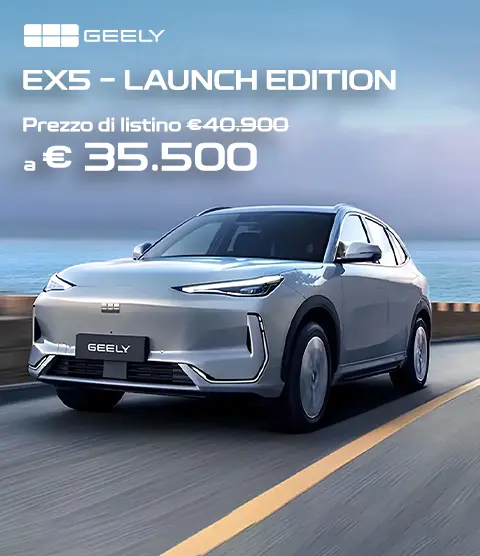 Ambrostore Geely Ex5 Milano Promozioni Vendita Settembre Promo Esterno Banner