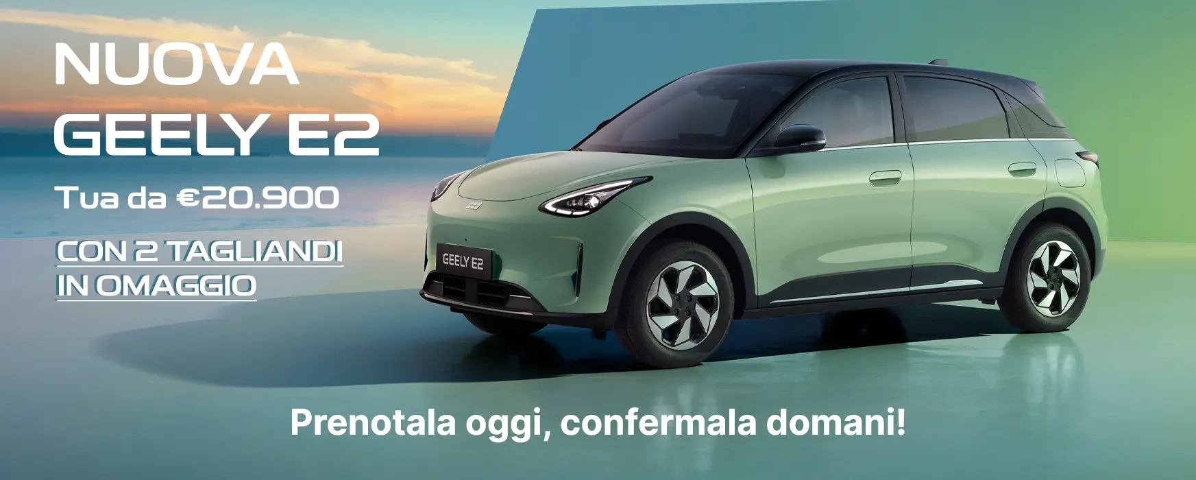 Ambrostore Promo Geely E2 Preorder Anteprima Milano Concessionaria Prelancio