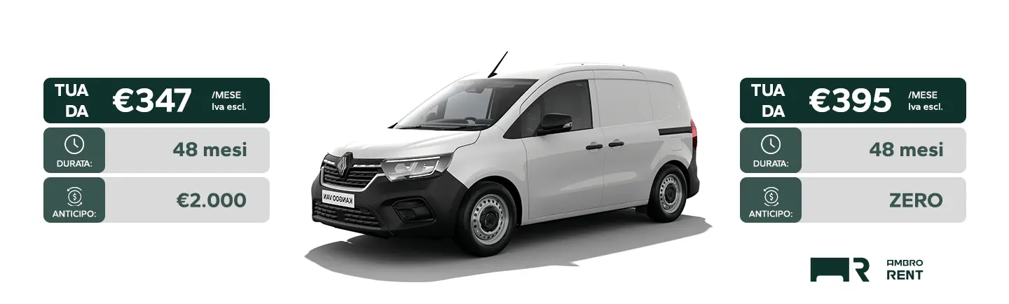 Renault Kangoo Ambro Rent Noleggio Lungo Termine Ambrostore Milano